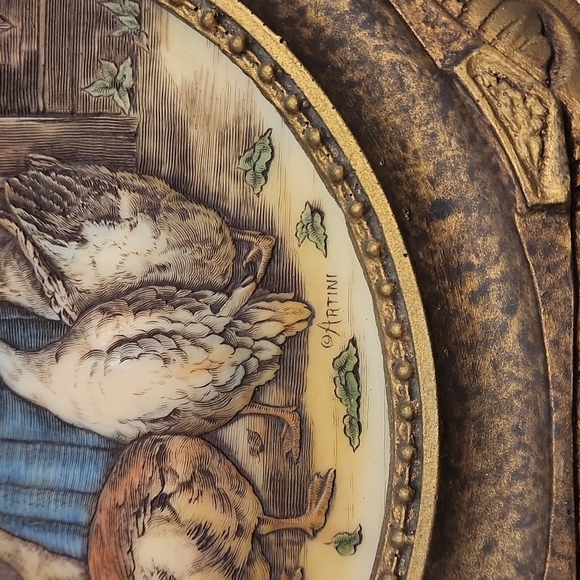 Artini Engraving Twin Hand Painted Etched 4-D - Picture 4 of 14